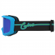 Giro Goggle Grade Flash Goggle blue neon lights