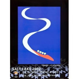 4870_RJ033SaltLakeCityBobsleighMatisseOriginalSkiPosterAfficheorigina